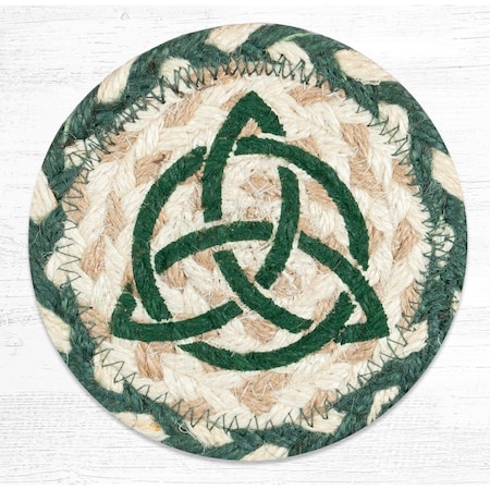 Paisaje 5 x 5 in. Irish Printed Coaster Round Rug, Multi Color PA2858026